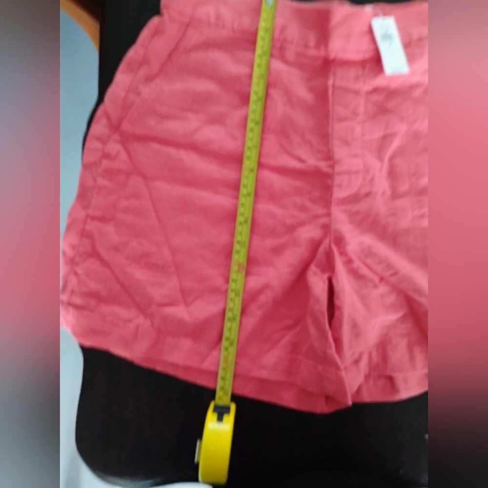 Banana Republic Vibrant Coral Women's Shorts NWT Boho Beach ISO - Picture 7 of 8